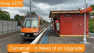 Sydney Trains Vlog 2270 Carramar Station in Need of an Upgrade [upl. by Cardon523]