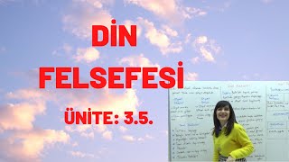 DİN FELSEFESİ [upl. by Alle]