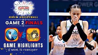 ADU VS NUNS Full Game Highlights  Game 2 FINALS  UAAP Season 86 Girls Volleyball  Juniors Div [upl. by Oznarol189]