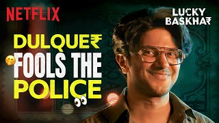 Dulquer’s EPIC Plan To Fool The Police Ft Maanasa Choudhary🔥 Lucky Baskhar  Netflix India [upl. by Ecad661]