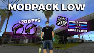 GTA SAMP MODPACK GANGSTER HIGH FPS FOR LOW END PC [upl. by Verada]