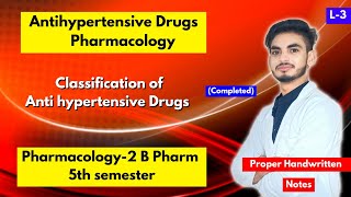 L3। U1। Anti hypersensitive drugs pharmacology। B Pharm 5th semester। Classification amp Use। [upl. by Resneps901]