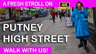 PUTNEY London  17th January 2024  4K Walking Tour putney [upl. by Mattie621]