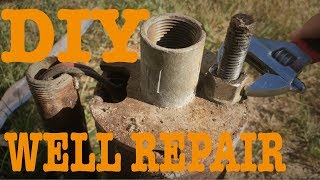 DIY Deep Well Oneperson Pump Pull Replacement Repair Challenges [upl. by Chor]