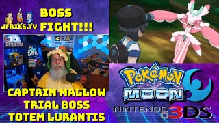 Highlight Pokémon Moon  Captain Mallow Trial Boss  Totem Lurantis [upl. by Earized]