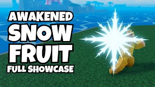 Awakened Snow Fruit Showcase King Legacy [upl. by Frye]