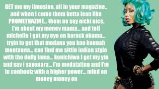 Nicki Minaj  Mind On My Money Lyrics [upl. by Noswal147]