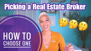 Choosing the Right Broker  New Agent Tool Kit  Real Estate Success [upl. by Oine]