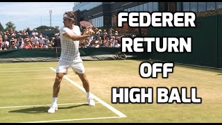 Federer Backhand Return [upl. by Ecerahs679]