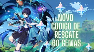 2405 Novo Código de Resgate 60 Gemas Grátis  Genshin Impact [upl. by Ahsieket]