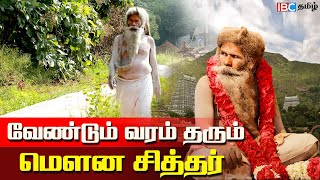 பேசாமல் மனதுக்குள் வேண்டுவதை நிறைவேற்றும் மௌன சித்தர்  Tiruvannamalai Mouna Siddhar  IBC Tamil [upl. by Etom]