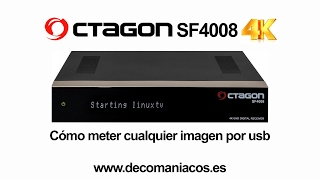 Octagon SF4008  Cómo meter cualquier imagen por usb [upl. by Nyliuqcaj]