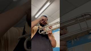 Trumpet Piston Valve Repair and rethreading I am not a trumpet player bandinstrumentrepair [upl. by Yekram]