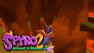 Lets Play Spyro 2 Gateway to Glimmer Part 16  Magma Cone [upl. by Anialam971]