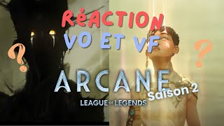 Réact à la bande annonce officiel dArcane Saison 2 en VO et VF [upl. by Niatirb911]