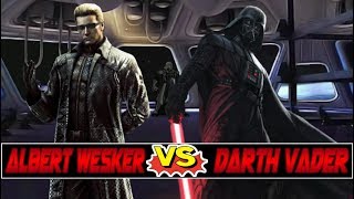 MUGEN Battles  Albert Wesker vs Darth Vader  Resident Evil vs Star Wars [upl. by Yrakaz189]