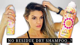 No Residue Dry Shampoo Amika Perk Up Review  Wear Test [upl. by Iolanthe]