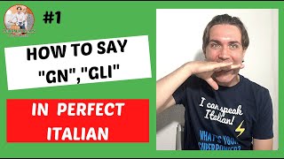 How To Say quotGNquot quotGLIquot  Italian Pronunciation  Basic Rules 1 with Subtitles [upl. by Rehpitsirhc]