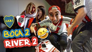 Boca 2 vs River 2  REACCION FINAL COPA LIBERTADORES IDA  ft MARIA BECERRA [upl. by Hatti]