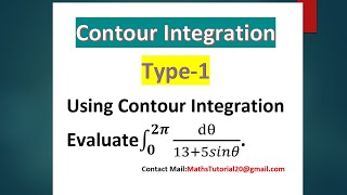 By Using Contour Integration Type 01 Problems 02 Complex Integration [upl. by Enelam707]