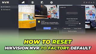 How To Reset Hikvision NVR to Factory Default [upl. by Ecyar]