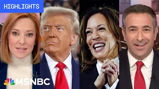 Countdown to the 2024 election Election eve  MSNBC Highlights [upl. by Veal]