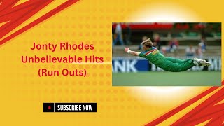 Jonty Rhodes Unbelievable Hits Run Outs [upl. by Eniron]