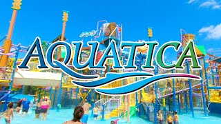 Aquatica Orlando Spring Break 2021 Water Park Florida  Full Walking Tour [upl. by Oribella]