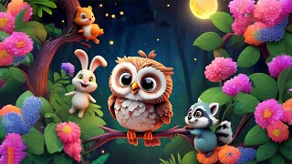 The Sleepy little Owl  Sleepy Owls Midnight Dance  Owl’s Flight  Kiddie Treasure [upl. by Samul838]