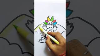 Dinosaur drawing and colouring for kidssiyaramart ytshort youtubeshorts drawing shorts [upl. by Nilram]