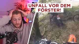 UNFALL vor dem FÖRSTER  PaderRiders  Kuhlewu reagiert [upl. by Llatsyrc]