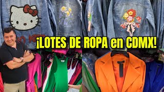 ¡LOTES DE ROPA en CDMX 🛒👗 CHAMARRAS DE MESCLILLA en el centro 👖 Moda verano 2024 [upl. by Olodort957]