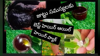 Bhringraj herbal hair oilBhringraj hair packreduce grey hairGuntagalagara Aaku benefits [upl. by Luckett]