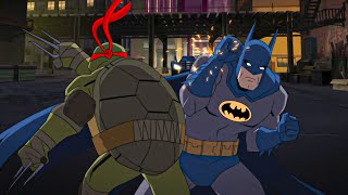 AS TARTARUGAS NINJAS LUTAM CONTRA BATMAN ACREDITANDO QUE ELE É UM VILÃO [upl. by Philippe]