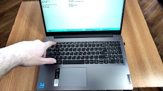 How to enter Bios on a Lenovo IdeaPad 3 [upl. by Virgilia]