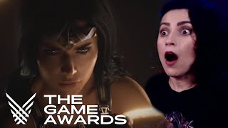 Reaction to Wonder Woman Reveal Trailer  Game Awards 2021 [upl. by Ariaek563]