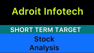 adroit infotech ltd stock target ✅ ADROIT INFOTECH STOCK NEWS  ADROIT INFOTECH ANALYSIS 081124 [upl. by Enialed]