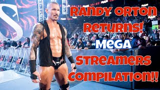 Randy Orton returns Survivor Series 2023 Streamers reactions MEGA Compilation [upl. by Akilegna]