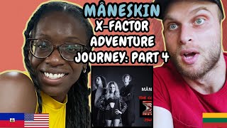 REACTION TO Måneskin  XFactor Adventure The Whole Journey PART 4  FIRST TIME WATCHING [upl. by Brandea]