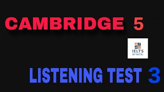 CAMBRIDGE 5 LISTENING TEST 3 WITH ANSWERS ll MINTONS CAR MART [upl. by Gnaoh]