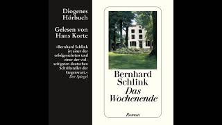 Bernhard Schlink  Das Wochenende [upl. by Heyes]