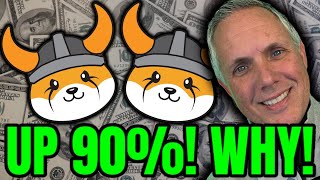 FLOKI IS ON FIRE UP 90 IN 6 DAYS FIND OUT WHY FLOKI IS ON FIRE WILL IT CONTINUE FOR FLOKI COIN [upl. by Bacon478]