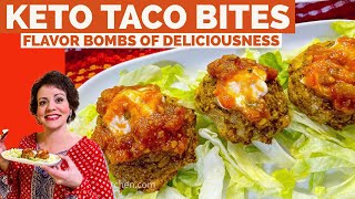 Keto Taco Bites Recipe  Flavor Bombs of Deliciousness [upl. by Baumbaugh]