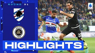 SampdoriaSpezia 11  The Ligurian derby ends in a draw Goals amp Highlights  Serie A 202223 [upl. by Kennett752]