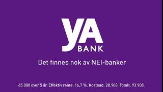 Prøv heller med en yA Bank 1 [upl. by Tebasile]