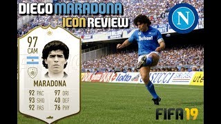 Fifa 19 97 Prime Diego Maradona Icon Review With Gameplay [upl. by Creight]