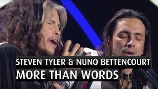 Steven Tyler amp Nuno Bettencourt quotMore than wordsquot  The 2014 Nobel Peace Prize Concert [upl. by Cita]