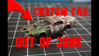 Making a Gaslands car from an old Hot Wheels car HOLIDAY SPECIAL [upl. by Annoerb]