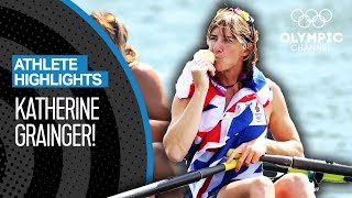 Katherine Grainger 🇬🇧 Team GBs Most Decorated Female  Athlete Highlights [upl. by Nitreb]