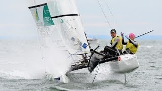 Big Breeze And Close Shaves  Nacra 17 Highlights [upl. by Dnomyar849]